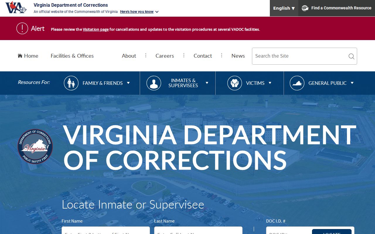 Cherry Hill residents directory Virginia Department of Corrections locator