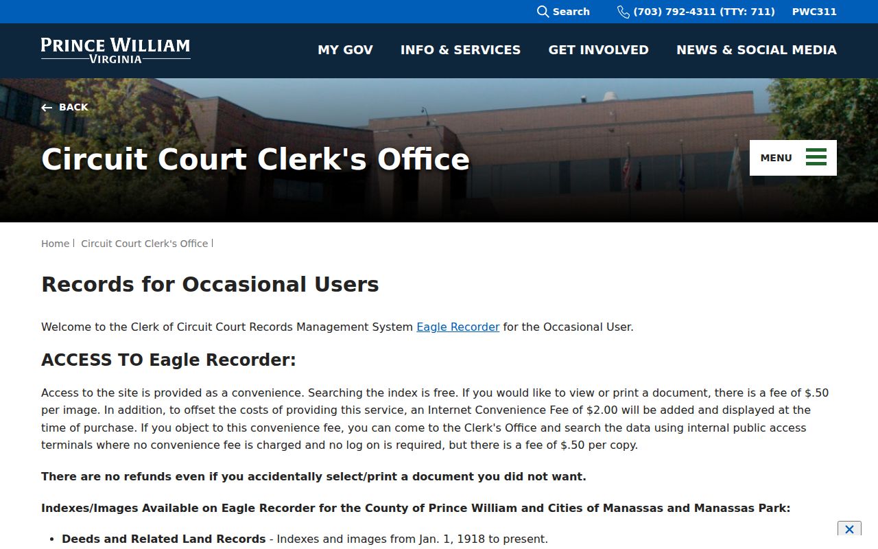 Cherry Hill street directory Eagle Recorder deed access